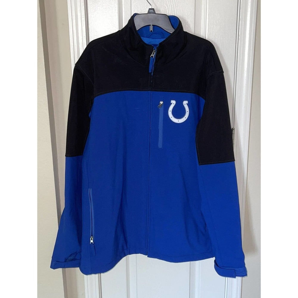 G-III Apparel Indianapolis Colts NFL Jacket Full‎ Zip Men's - Size XXL Blue